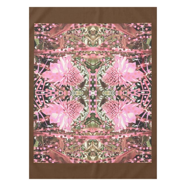 Paradies in Rosa und Braun Special Moment Tablette Tischdecke (Vorderseite)