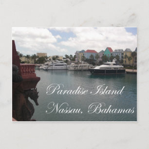 Paradies-Insel Postkarte