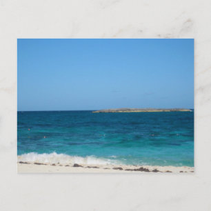 Paradies-Insel Postkarte