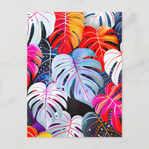 Paradies Jungle Tropical Foliage Feiertagspostkarte
