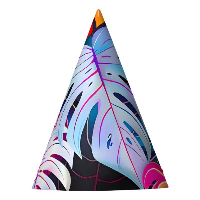 Paradies Jungle Tropical Foliage Partyhütchen (Vorderseite)