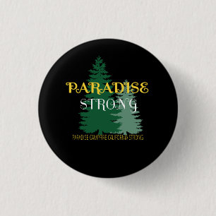 Paradies Lagerfeuer Kalifornien stark vintage Button