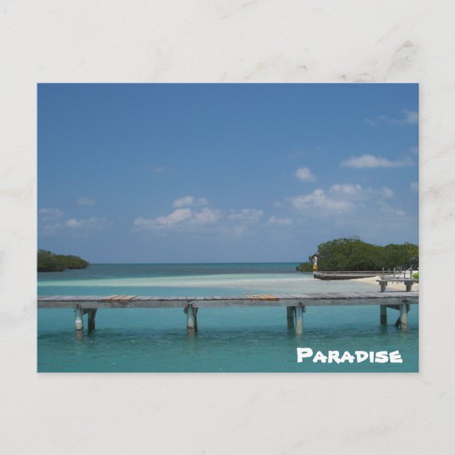 Paradies - Maßgeschneidert Postkarte (Vorderseite)