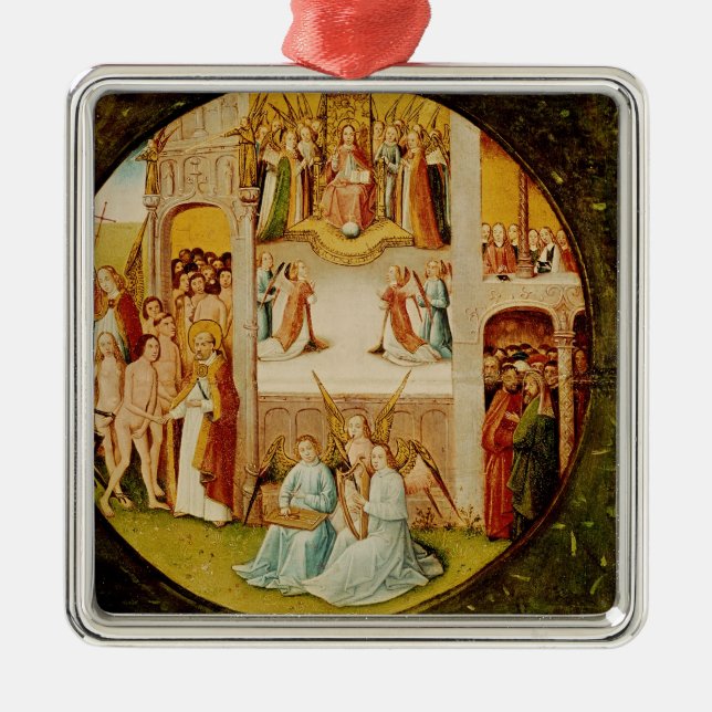 Paradies Ornament Aus Metall (Vorne)