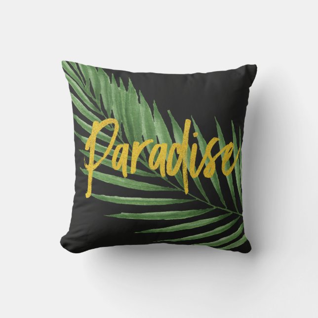 Paradies Palm Hawaiian Tropical Reversible - Schwa Kissen (Vorderseite)