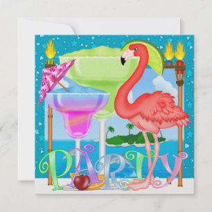 Paradies PARTY / Luau - SRF Einladung