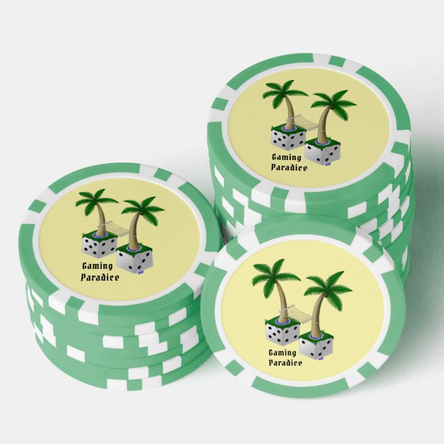 Paradies -  pokerchips (Stapel)