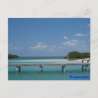 Paradies Postkarte