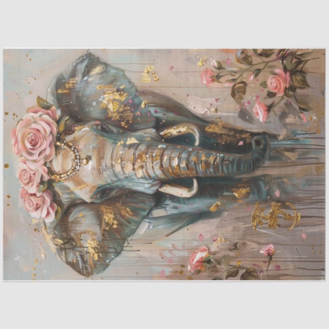 Paradies Seidenpapier (Vorderseite)