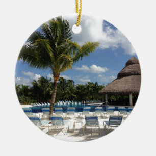 Paradies-Strand Keramikornament