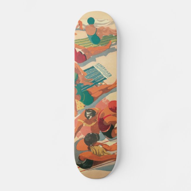 Paradies-Strand-Verein Skateboard (Vorderseite)