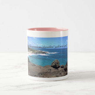 Paradies-Tasse Zweifarbige Tasse