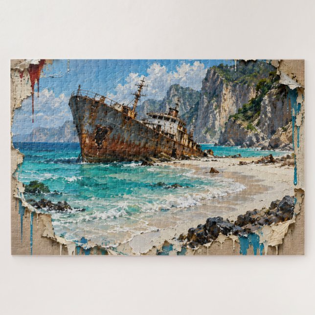 Paradies und Rost Puzzle (Horizontal)