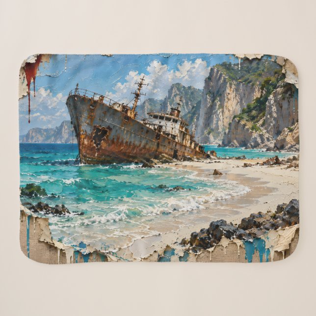 Paradies und Rost Sherpadecke (Vorderseite (Horizontal))