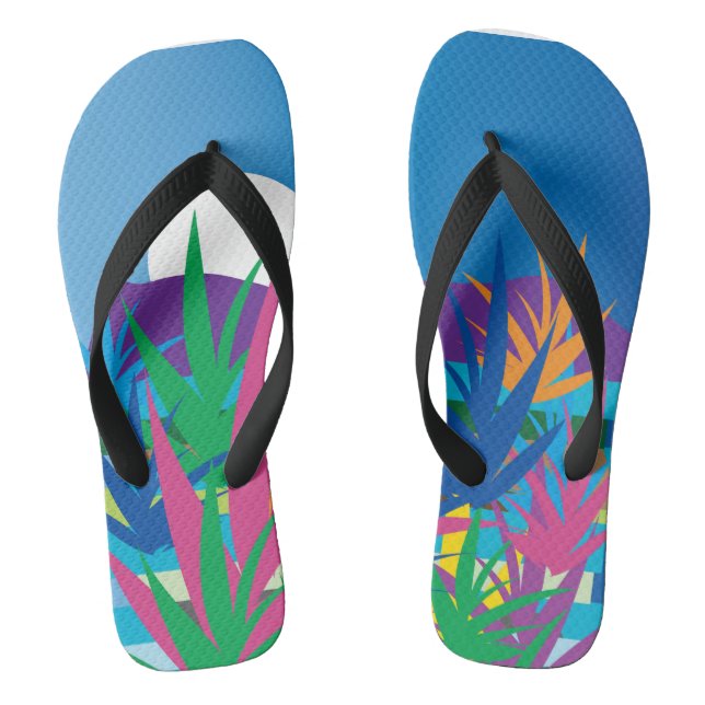 Paradies unter meinen Füßen Flip Flops (Fußbett)
