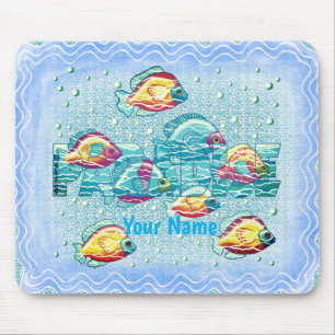 Paradiesfisch Mousepad
