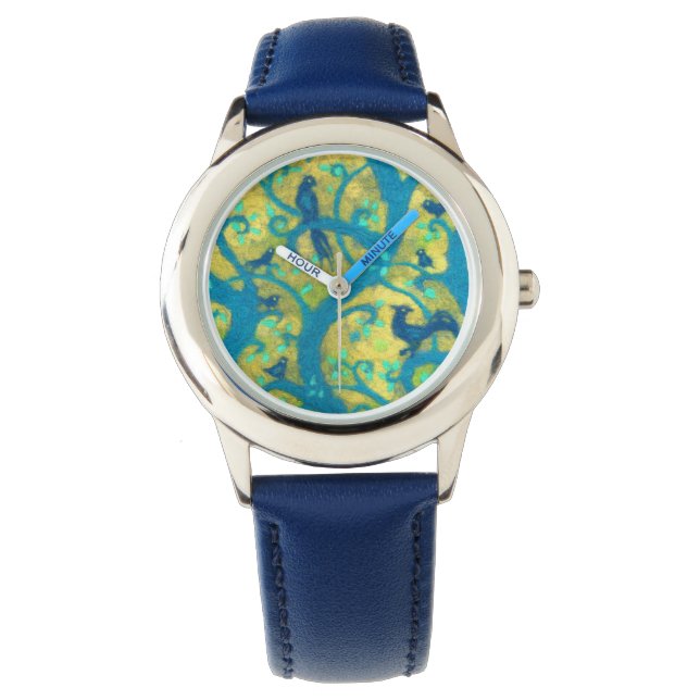 Paradiesgarten Armbanduhr (Vorderseite)