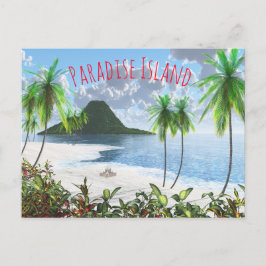 Paradiesinsel Postkarte