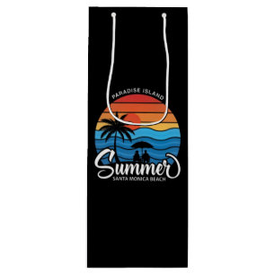 Paradiesinsel Santa Monica Beach-35307 Geschenktüte Für Weinflaschen