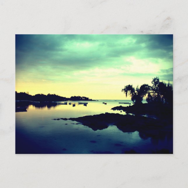 paradiesisch - nachts postkarte (Vorderseite)