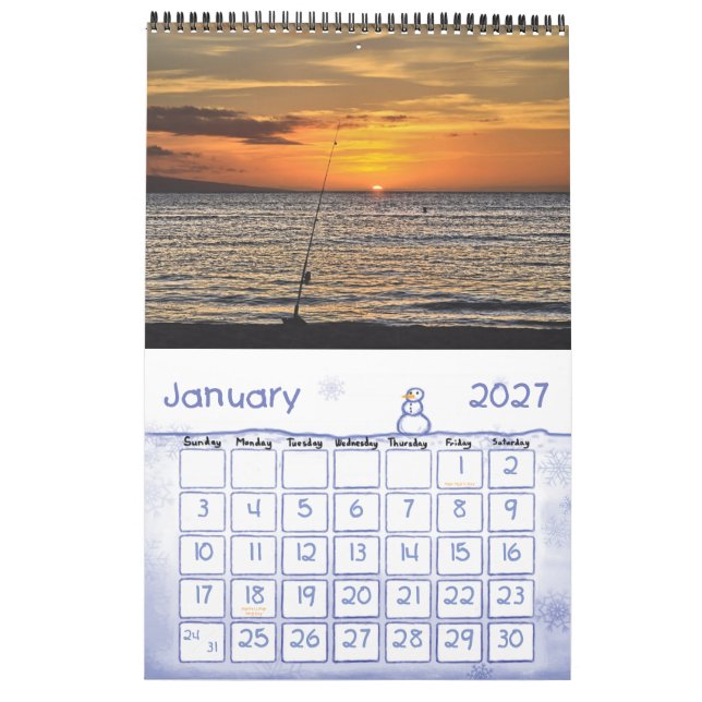Paradieskalender Kalender (Jan 2027)
