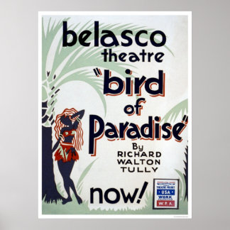 Paradiesvogel 1939 WPA Poster