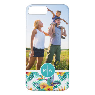 Paradiesvogel addieren Ihr Foto u. Monogramm Case-Mate iPhone Hülle