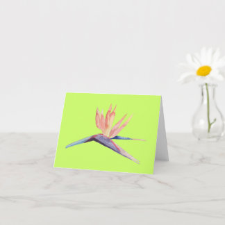 Paradiesvogel-Grußkarte Karte