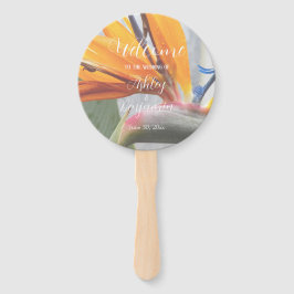 Paradiesvogel - Hochzeitsfeierprogramm Fächer