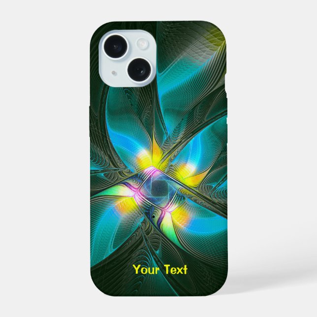 Paradiesvogel iPhone 15 Hülle (Rückseite)