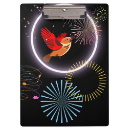 Paradiesvogel Klemmbrett