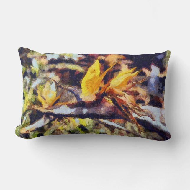 Paradiesvogel Lendenkissen (Vorderseite)