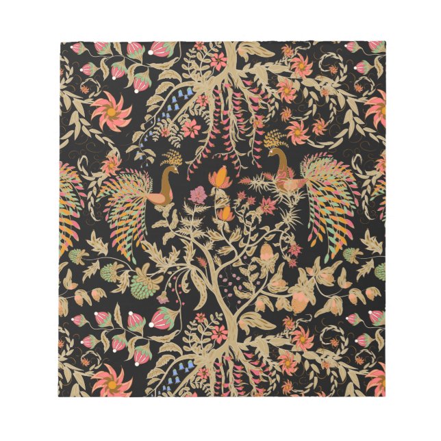 Paradiesvögel Notizblock (Vorderseite)