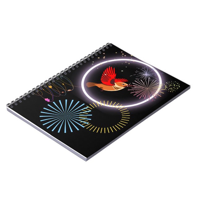 Paradiesvogel Notizblock (Linke Seite)