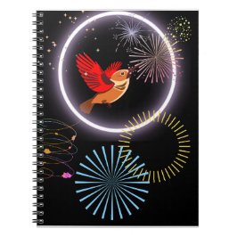 Paradiesvogel Notizblock