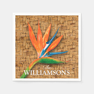 Paradiesvogel Personalisiert Serviette