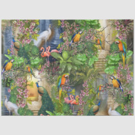 Paradiesvögel Seidenpapier