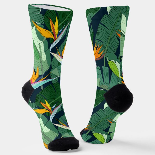 Paradiesvogel Socken (Gewinkelt)
