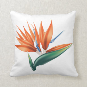 Paradiesvogel, strelitzia exotische Blume Kissen