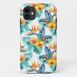Paradiesvogel u. Orchideen-Muster Case-Mate iPhone Hülle