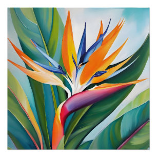 Paradiesvogelblume Poster