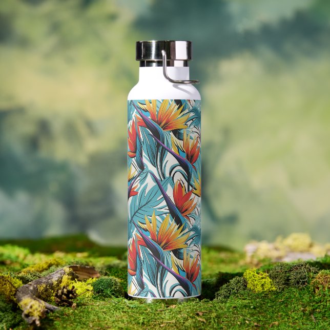 Paradiesvogelgarten Trinkflasche (Außenbereich (gedreht))
