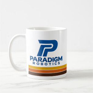 Paradigm Robotics Retro-Streifen-Kaffeetasse Kaffeetasse