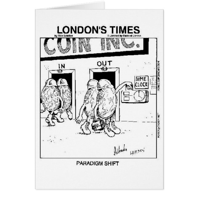 Paradigm Shift Funny Cartoon Geschenke & Sammlerst (Vorne)