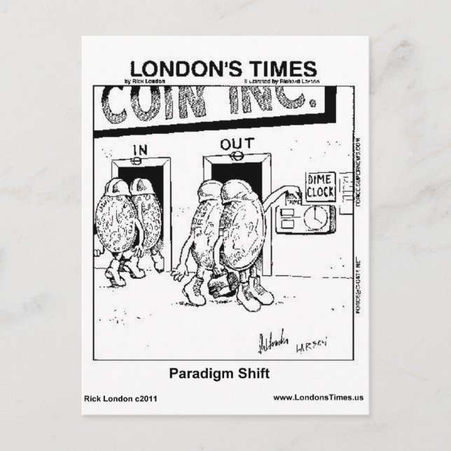 Paradigm Shift Funny Gift Tasse T-Shirts Karten et (Vorderseite)