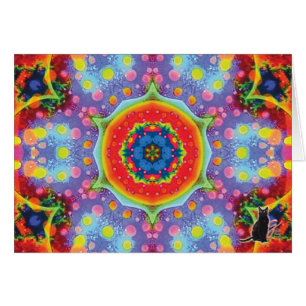 Paradigma-Kaleidoskop-Gruß-Karte