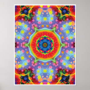 Paradigma Kinetic Collage Kaleidoscope Poster