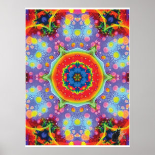 Paradigma Kinetic Collage Kaleidoscope Poster