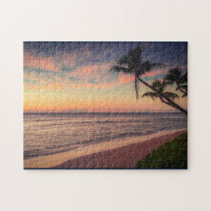 PARADISCH STRAND TROPICAL SUNSET JIGSAW PUZZLE