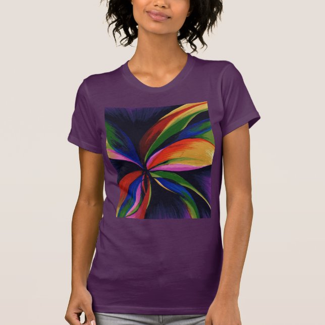 Paradise Abstraktes Original Shirt (Vorderseite)